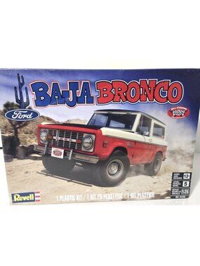 Revell Ford Baja Jeep Bronco 4X4 1:25 Plastic Model Kit Sealed 14+ Skill Level 5